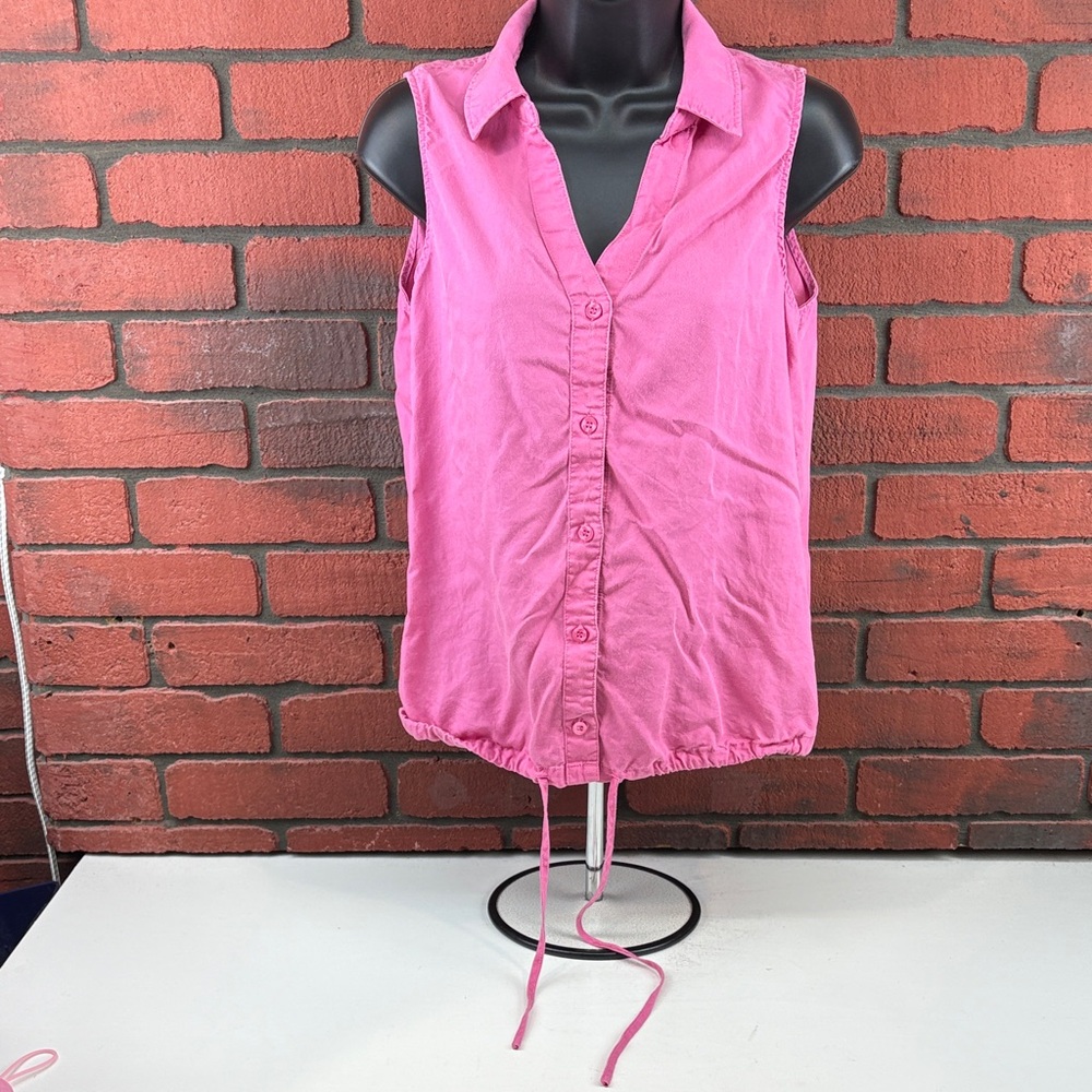 Coastal Comfort‎ Shirt Womens Small Pink Sleeveless